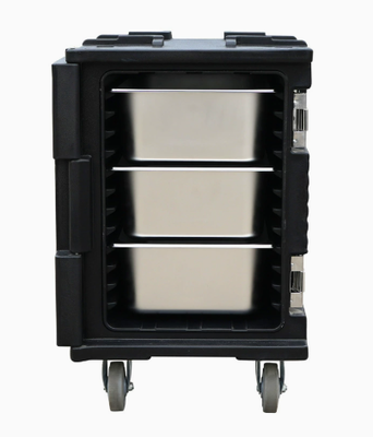 90L Food Pan Warmer Cooler Kontainer Isolasi Panas dingin berfungsi ganda untuk kontrol suhu katering serbaguna