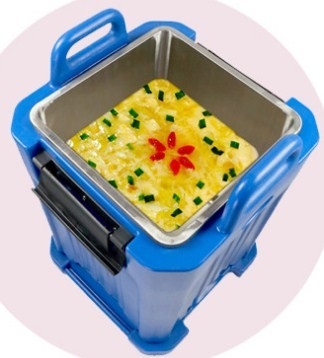 50L Produk Rotomoulded Insulated Food Pan Carriers Untuk Makanan Panas