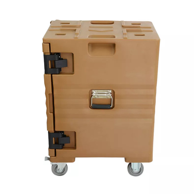 Komersial Insulated Food Pan Carrier Catering Thermo Box Transport Carts