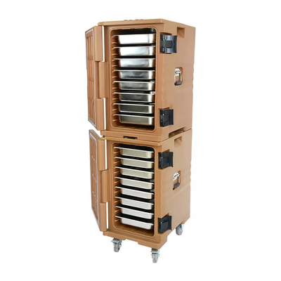 Komersial Insulated Food Pan Carrier Catering Thermo Box Transport Carts