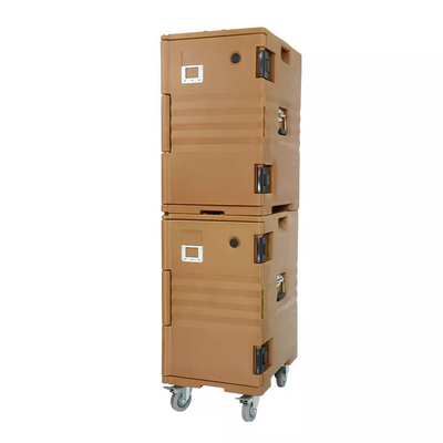 120L Plastik Rotomold PE Insulated Catering Food Carrier Untuk Pengiriman Restoran Tetap Hangat