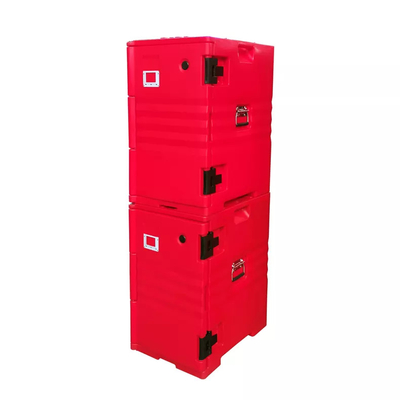 Plastik Rotomold LLDPE Gn Insulated Food Pan Carrier Untuk Catering Thermo Transport