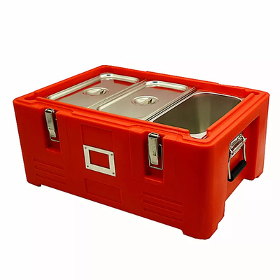 Stainless Steel GN Insulated Food Pan Carrier Rotomold Plastik PE Thermal Box 30L
