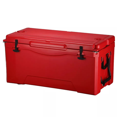 135QT Waterproof Rotomolded Ice Box Plastik Wheeled Cooler