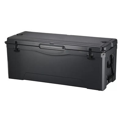 180L Rotomoulded Products Wheels Cooler Box Untuk Penyimpanan Es Kulkas Wadah Makanan