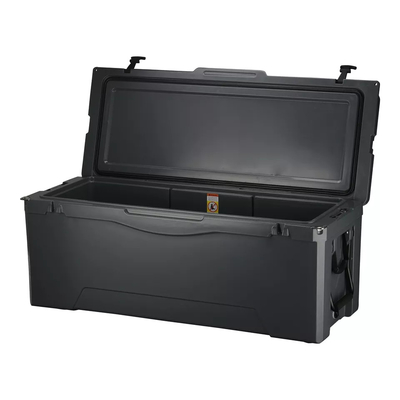 180L Rotomoulded Products Wheels Cooler Box Untuk Penyimpanan Es Kulkas Wadah Makanan