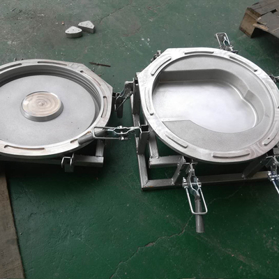 Cetakan Roto Fabrikasi Aluminium Rotasi Untuk Bagian Plastik