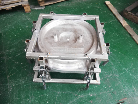 Cetakan Roto Fabrikasi Aluminium Rotasi Untuk Bagian Plastik
