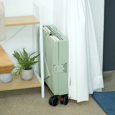 6 Roda Mendaki Keranjang Belanja Plastik Dengan Kursi Mini Folding Hand Luggage Cars