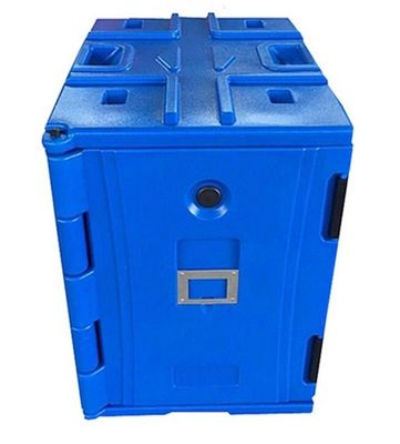 Blue Insulated Food Pan Carrier Genggam Nylon