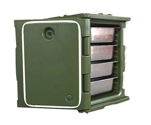 Blue Insulated Food Pan Carrier Genggam Nylon