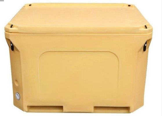 Topgreen 1000L Kontainer Pengangkutan Makanan Terisolasi di Kuning Vibrant