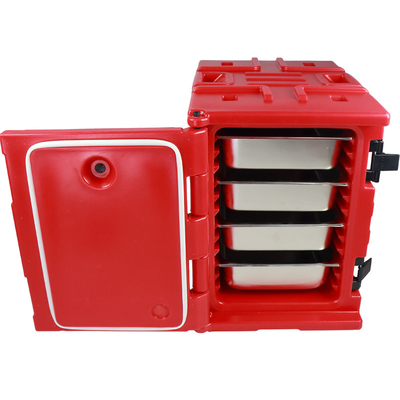 63.5*46*64cm Insulated Food Pan Carrier Dengan Tutup Yang Dapat Dihapus Dan Genggam Nylon