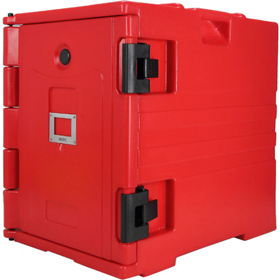 63.5*46*64cm Insulated Food Pan Carrier Dengan Tutup Yang Dapat Dihapus Dan Genggam Nylon