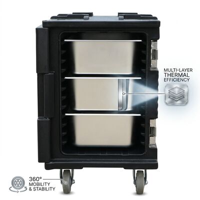 Panci Pemanas dan Pendingin 55L Dual-Mode Thermoelectric Insulated Carrier Kontrol Suhu Aktif DC