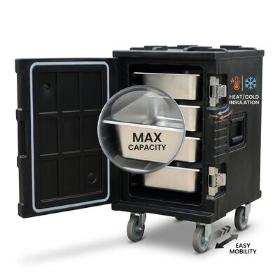 Panci Pemanas dan Pendingin 55L Dual-Mode Thermoelectric Insulated Carrier Kontrol Suhu Aktif DC