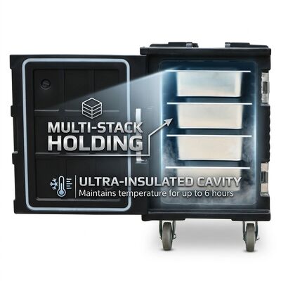 Plastik Insulated Food Carrier 25L Ringan Rotomolded Thermal Box Compact Catering Container