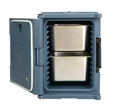 90L Insulated Food Pan Carrier Box Katering Komersial Gesekan Dish Pendingin Panas Dingin