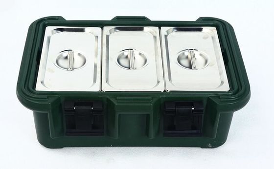 Overhead Loading 30L Insulated Food Pan Carrier Rotomolded Transport Container Kompatibel GN 1/1 Pans