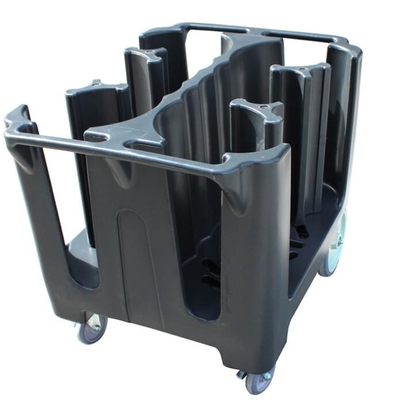 Rotomolded Adjustable Dish Caddy Big Awivel Casters Dengan Rem