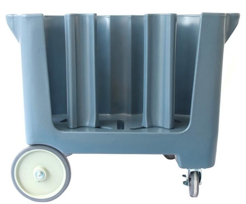Rotomolded Adjustable Dish Caddy Big Awivel Casters Dengan Rem