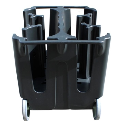 Rotomolded Adjustable Dish Caddy Big Awivel Casters Dengan Rem