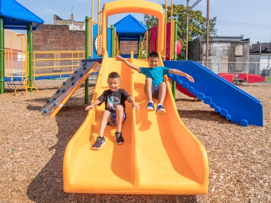 SGS Rotational Moulding Mold Playground Slide Aluminium Mold