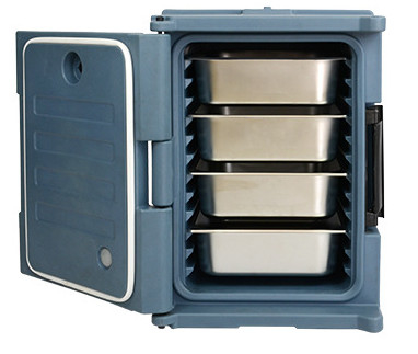 90L Front Loading Insulated Food Pan Carrier 6 Lapisan