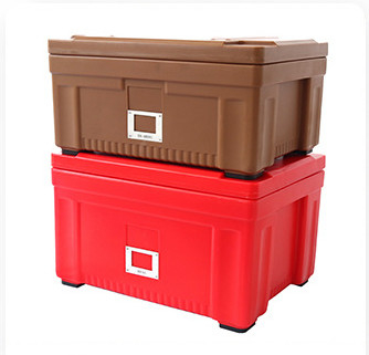 PE 40L Rotomolded Thermo Transport Box Wadah Makanan Terisolasi