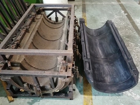 OEM Aluminium Rotational Moulding Tooling Plastic Traffic Barrier Mold