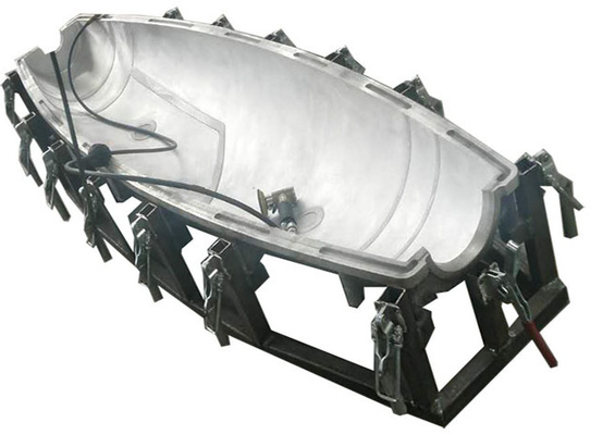 Fishing Canoe Kayak Rotational Moulding Mould OEM Tersedia