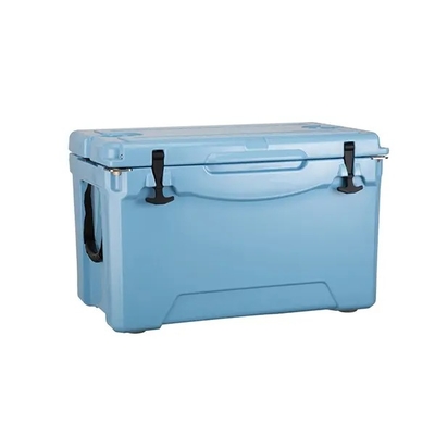 Plastik 50 QT Rotomolded Cooler Box LLDPE Dinding PU Dibentuk Isolasi