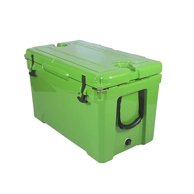 Plastik 50 QT Rotomolded Cooler Box LLDPE Dinding PU Dibentuk Isolasi