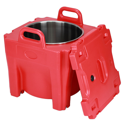 30L Insulated Soup Carrier Food Grade Plastic Tetap Hangat Dengan Tangki Bulat Stainless Steel