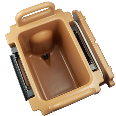 Brown LLDPE PU Insulated Liquid Dispenser 10kg Dengan Kapasitas 20L