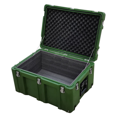 Rotomold Hard Plastic Military Grade Tool Case 700mm Untuk Peralatan