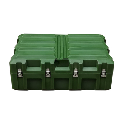 Tugas Berat Plastik Hijau Militer Hard Case Roto Moulded