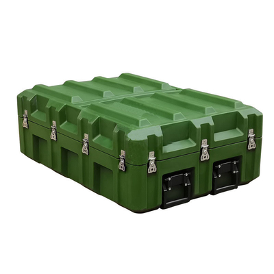 Tugas Berat Plastik Hijau Militer Hard Case Roto Moulded