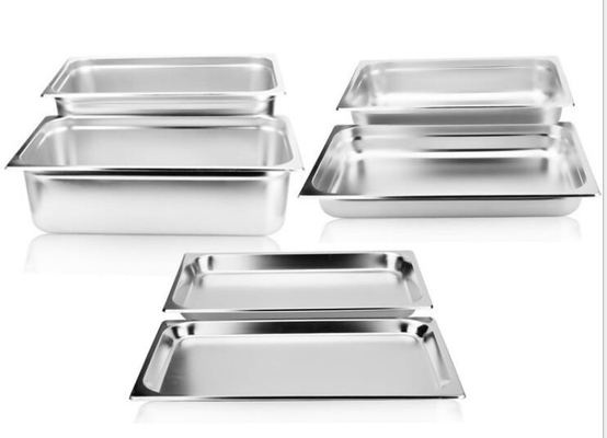 1/3 Wadah Prasmanan Es Krim Gastronorm Pan Stainless Steel