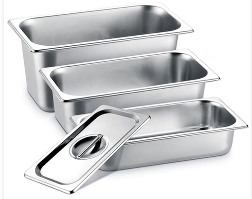 1/3 Wadah Prasmanan Es Krim Gastronorm Pan Stainless Steel