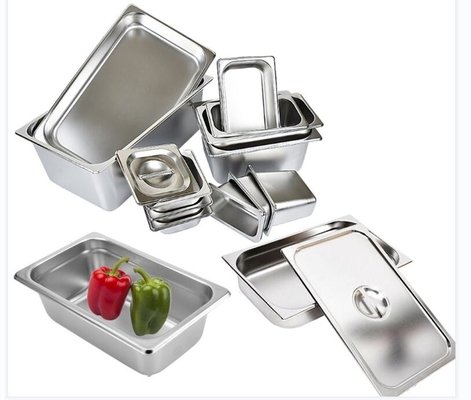 1/3 Wadah Prasmanan Es Krim Gastronorm Pan Stainless Steel