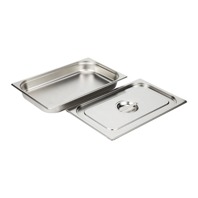 1/4 2/4 Panci Makanan Stainless Steel, 201 304 Stainless Steel GN Wadah