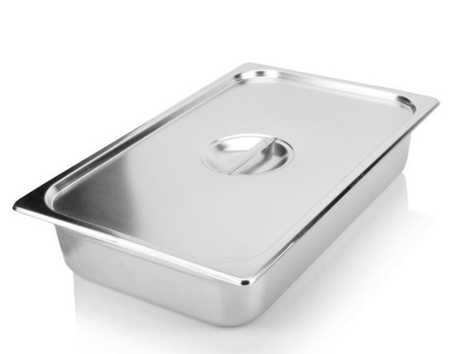 US Style GN2/1 GN2/3 SS Food Pan Konduktivitas Panas Unggul