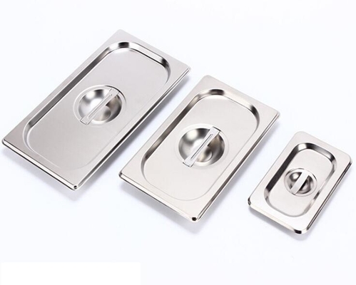 US Style GN2/1 GN2/3 SS Food Pan Konduktivitas Panas Unggul