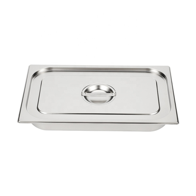 US Style GN2/1 GN2/3 SS Food Pan Konduktivitas Panas Unggul