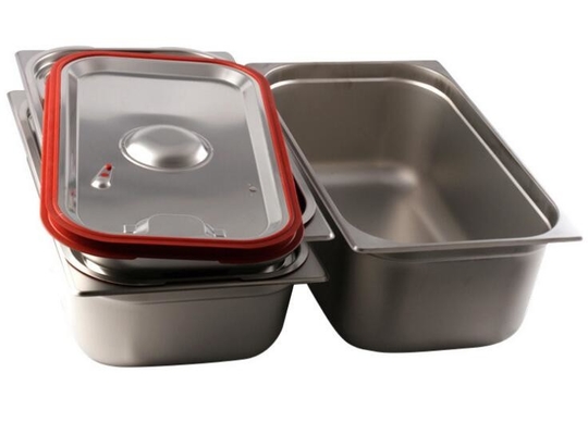 Panci Makanan Stainless Steel Dapur Dengan Tutup, Panci Prasmanan Stainless Steel