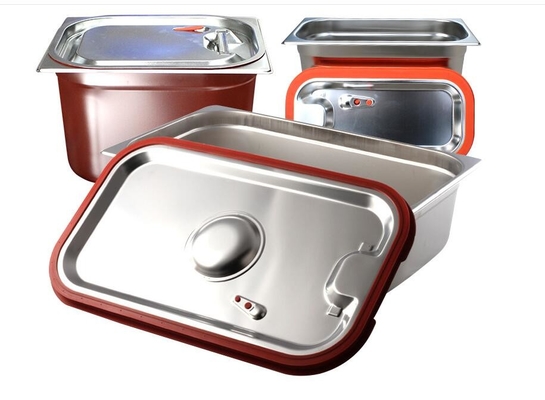 Panci Makanan Stainless Steel Dapur Dengan Tutup, Panci Prasmanan Stainless Steel
