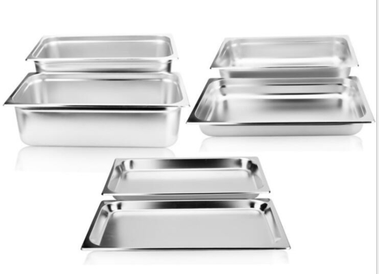 Semua Ukuran Panci Makanan Stainless Steel Anti Jam, Panci Meja Uap Stainless Steel Dengan Tutup