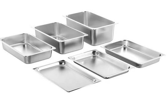 201 304 Panci Makanan Stainless Steel 1/1 1/2 1/3 1/4 1/6 Panci GN