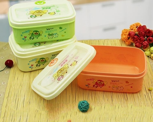 960ml Wadah Makan Siang Plastik yang Dapat Digunakan Kembali, Wadah Persiapan Makanan yang Dapat Digunakan Kembali